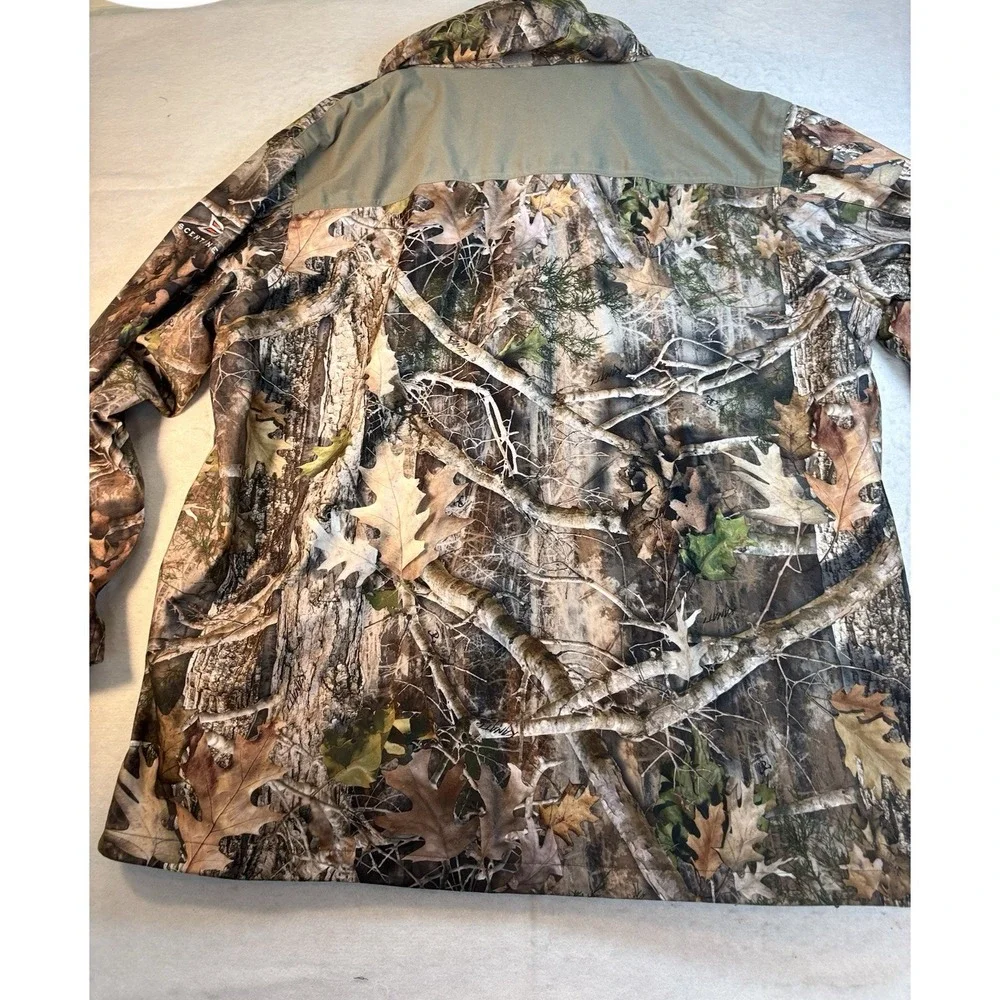 Red Head Camouflage Hooded Sentinel Jacket 3XL Bone Dry Hunting Outdoor EUC